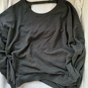 Dark grey Oversized sweatshirt